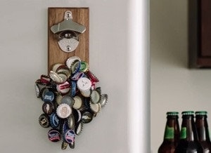 magnetic bottle opener with caps