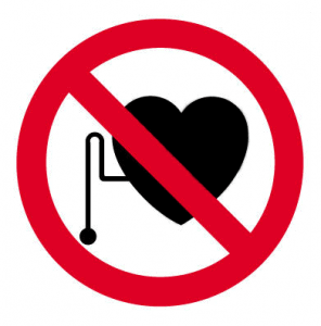 Warning symbol - pacemaker