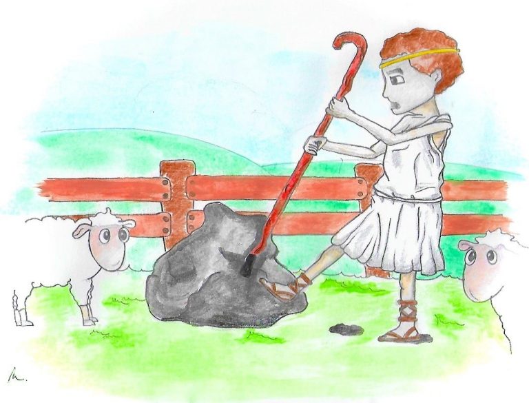 Shepherd Magnes - drawing