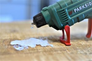 Neodymium magnets and a glue gun?