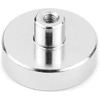 Pot magnets with internal thread socket