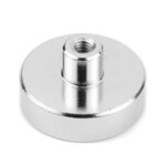 pot magnet with internal thread socket