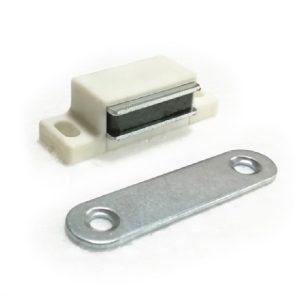 Door magnet for furniture, white