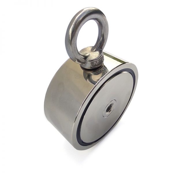 magnet for treasure hunting, double-sided, strength 500 kg