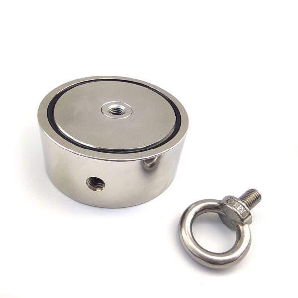 magnet for treasure hunting, double-sided, strength 500 kg