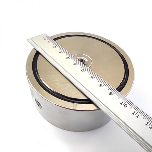 magnet for treasure hunting, double-sided, strength 500 kg