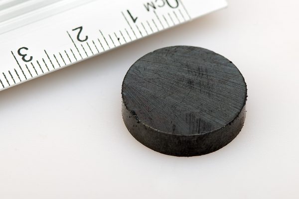 Ferrite magnet, disc, 20x5 mm - Y30BH