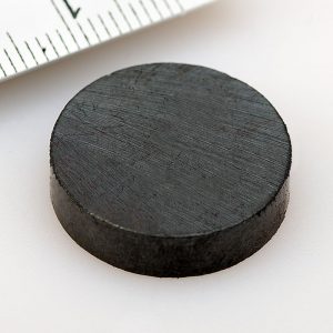 Ferrite magnet, disc, 20x5 mm - Y30BH