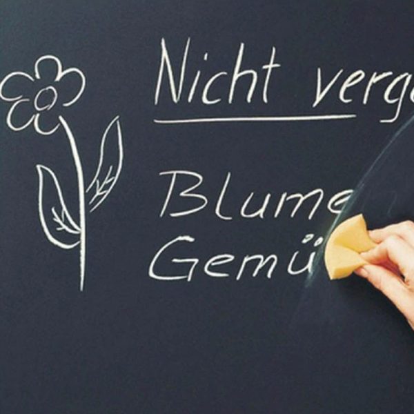 Ferrous sheet black - writable with chalk, 100x60 cm, self-adhesive