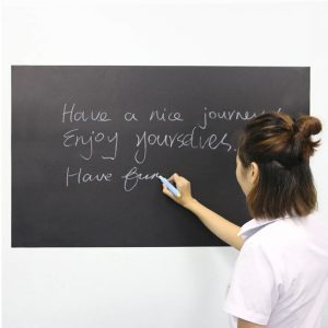 Ferrous sheet black - writable with chalk, 100x60 cm, self-adhesive