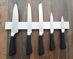 Magnetic knife holder