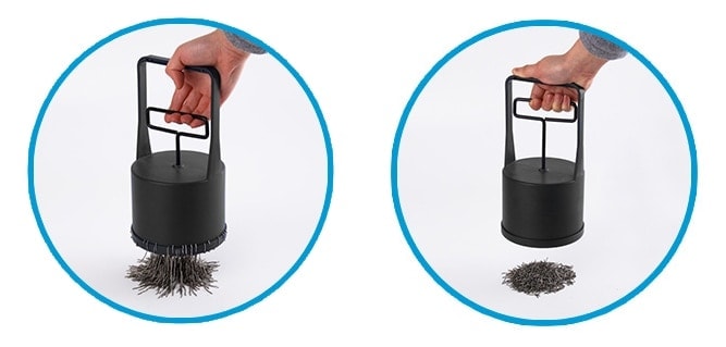 magnetic pick-up tool for iron debris