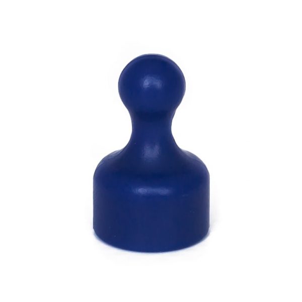Magnetic push pins, blue (set of 10 pcs)