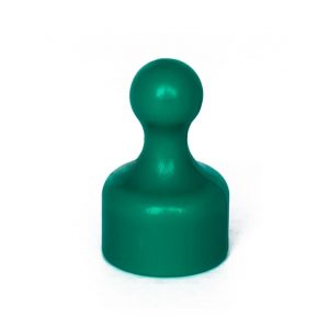 Magnetic push pins, green (set of 10 pcs)