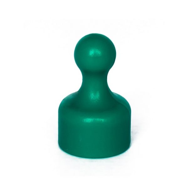 Magnetic push pins, green (set of 10 pcs)