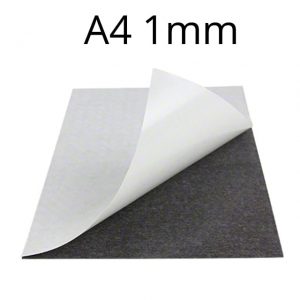 Self-adhesive magnetic sheet A4, thickness 1 mm