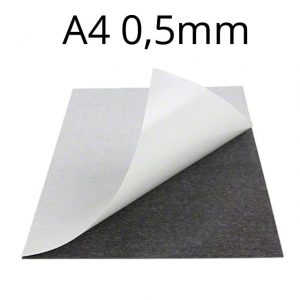 Self-adhesive magnetic sheet A4, thickness 0.5 mm