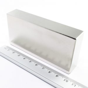 Neodymium magnet, block, 100x50x20 mm - N38