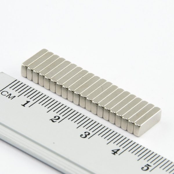 Neodymium magnet, block, 10x4x2 mm - N52
