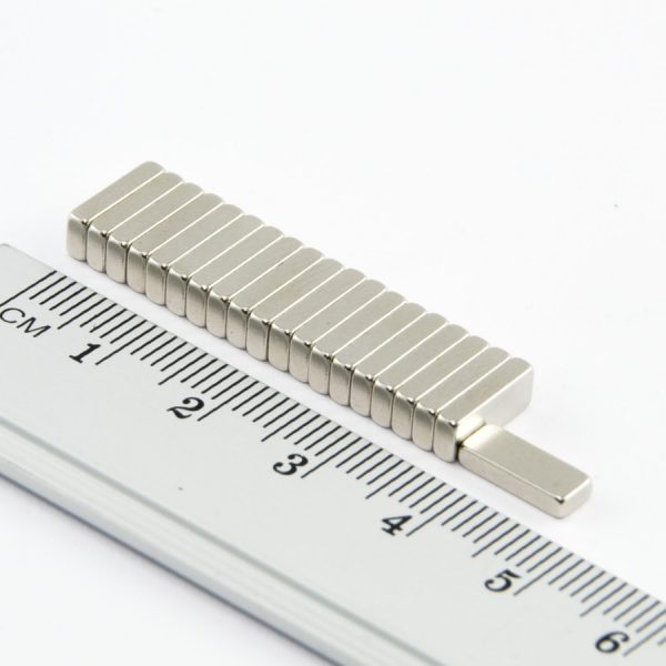 Neodymium magnet, block, 10x4x2 mm - N52