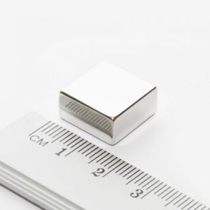 Neodymium magnet, block, 15x15x8 mm - N38
