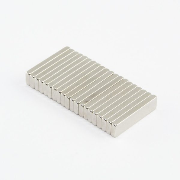 Neodymium magnet, block, 20x5x2 mm - N38