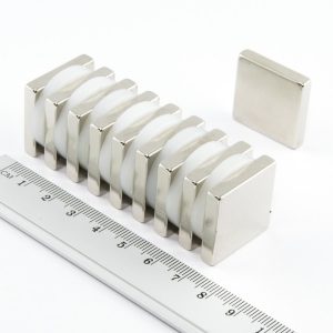 Neodymium magnet, block, 25x25x5 mm - N38