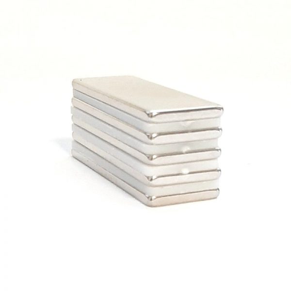 Neodymium magnet, block, 30x10x1.5 mm - N38
