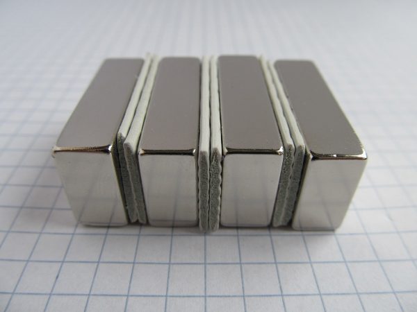 Neodymium magnet, block, 30x15x8 mm - N38