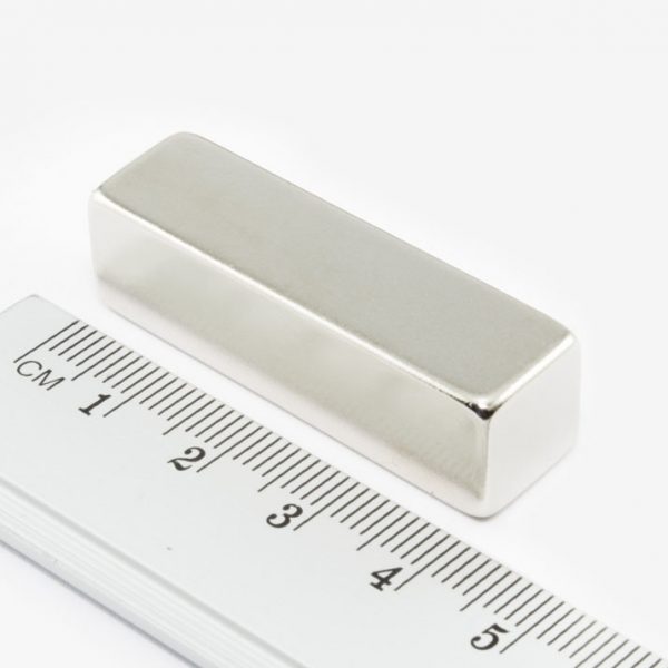 Neodymium magnet, block, 40x10x10 mm - N38
