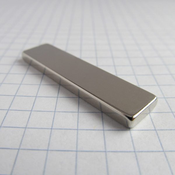 Neodymium magnet, block, 40x10x3 mm - N38