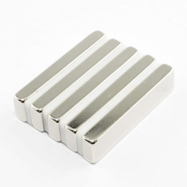 Neodymium magnet, block, 40x10x5 mm - N38