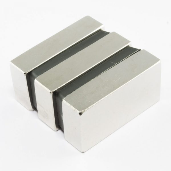 Neodymium magnet, block, 40x20x10 mm - N40