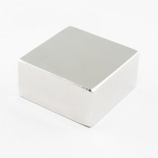 Neodymium magnet, block, 40x40x20 mm - N38
