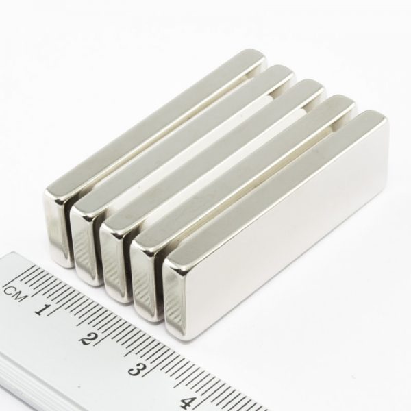 Neodymium magnet, block, 50x15x5 mm - N38