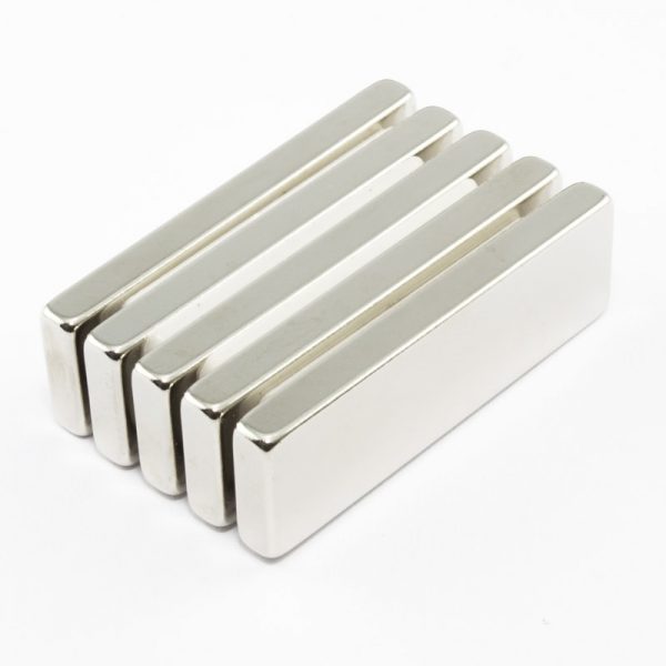 Neodymium magnet, block, 50x15x5 mm - N38