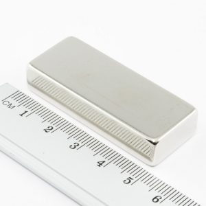 Neodymium magnet, block, 50x20x10 mm - N52