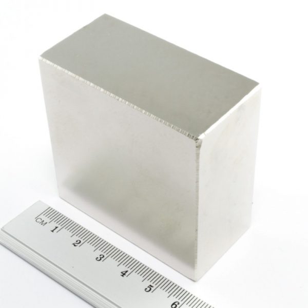 Neodymium magnet, block, 50x50x25 mm - N38