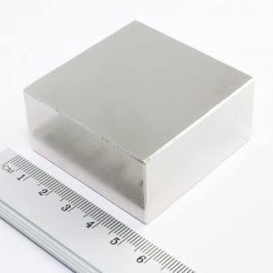 Neodymium magnet, block, 50x50x25 mm - N38