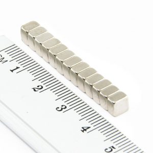 Neodymium magnet, block, 5x5x3 mm - N52