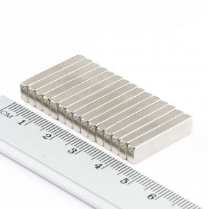 Neodymium magnet, block, 25x5x3 mm - N38