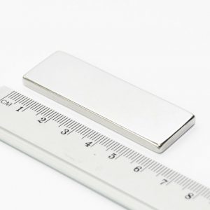 Neodymium magnet, block, 60x20x4 mm - N38
