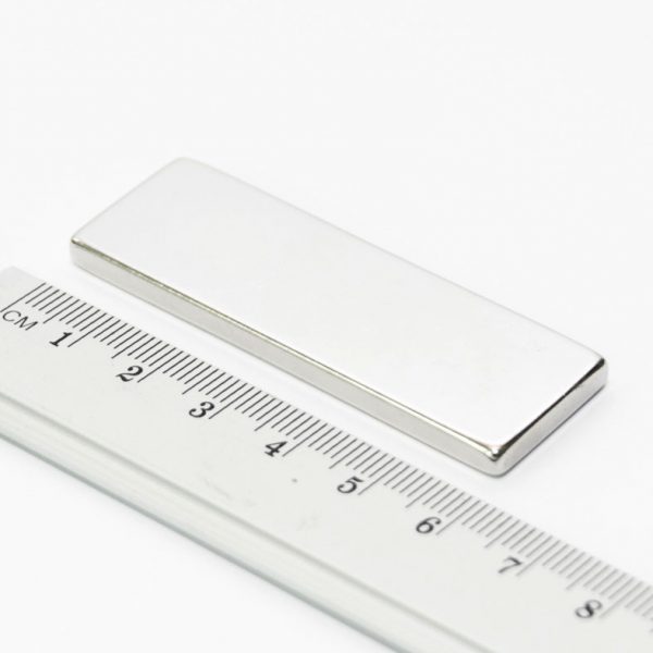 Neodymium magnet, block, 60x20x4 mm - N38