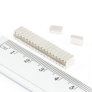 Neodymium magnet, block, 6x4x2 mm - N52
