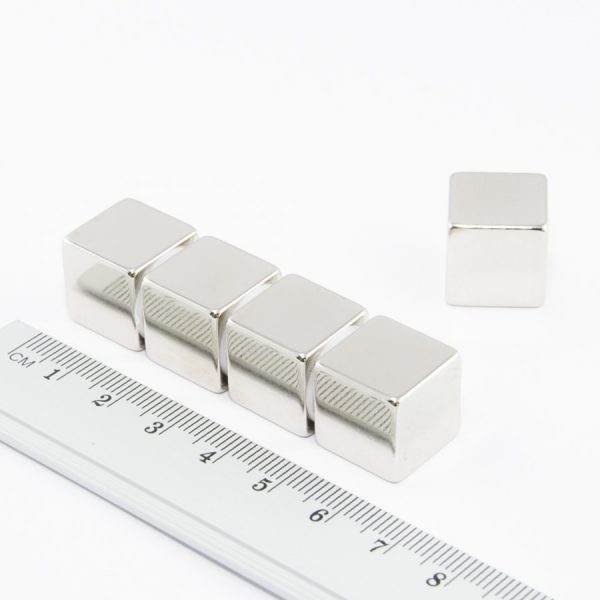 Neodymium magnet, cube, 15x15x15 mm - N38