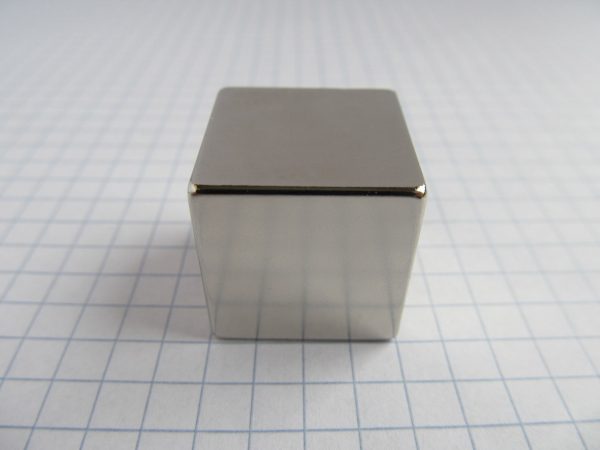 Neodymium magnet, cube, 20x20x20 mm - N38