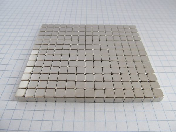 Neodymium magnet, cube, 5x5x5 mm - N35