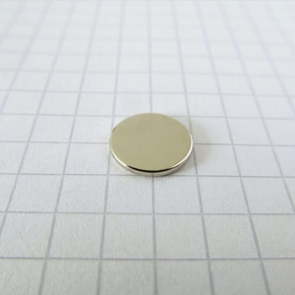 Neodymium magnet, disc, 10x1 mm - N38