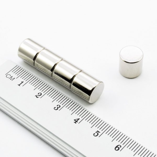 Neodymium magnet, disc, 10x10 mm - N38