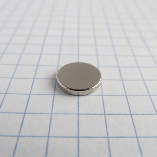Neodymium magnet, disc, 10x1.5 mm - N38